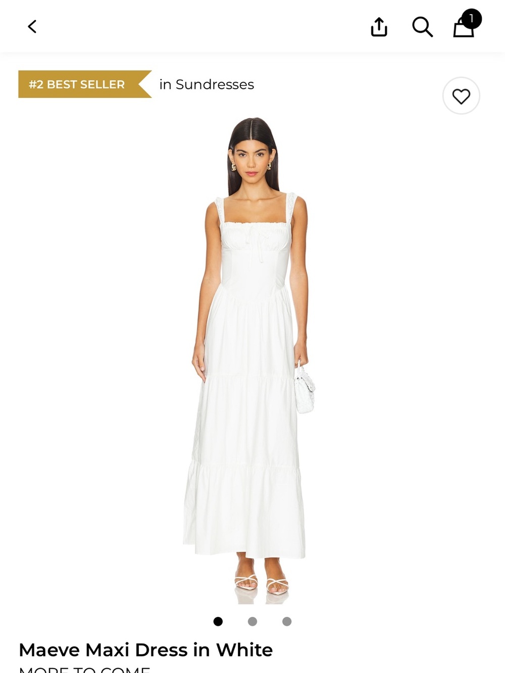 REVOLVE White Maxi Dress